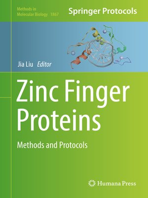 cover image of Zinc Finger Proteins